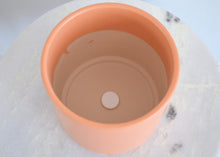 Load image into Gallery viewer, Peach pot with drainage