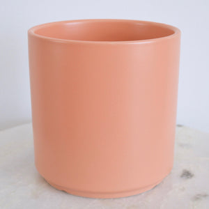 Peach Cylinder Planter