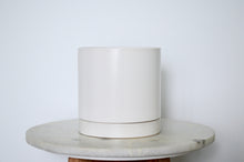 Load image into Gallery viewer, classic white ceramic planter with drainage tray